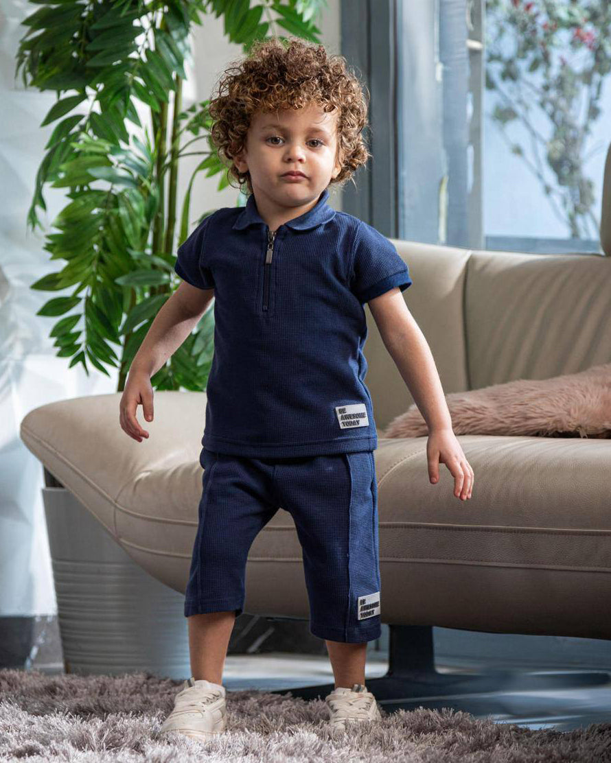 polo بيجاما اولادي تيشرت و شورت