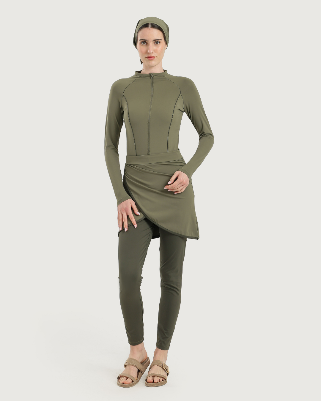 Women burkini 2 pieces