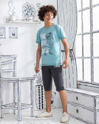 The Real Boss بيجامه اولادي طباعة