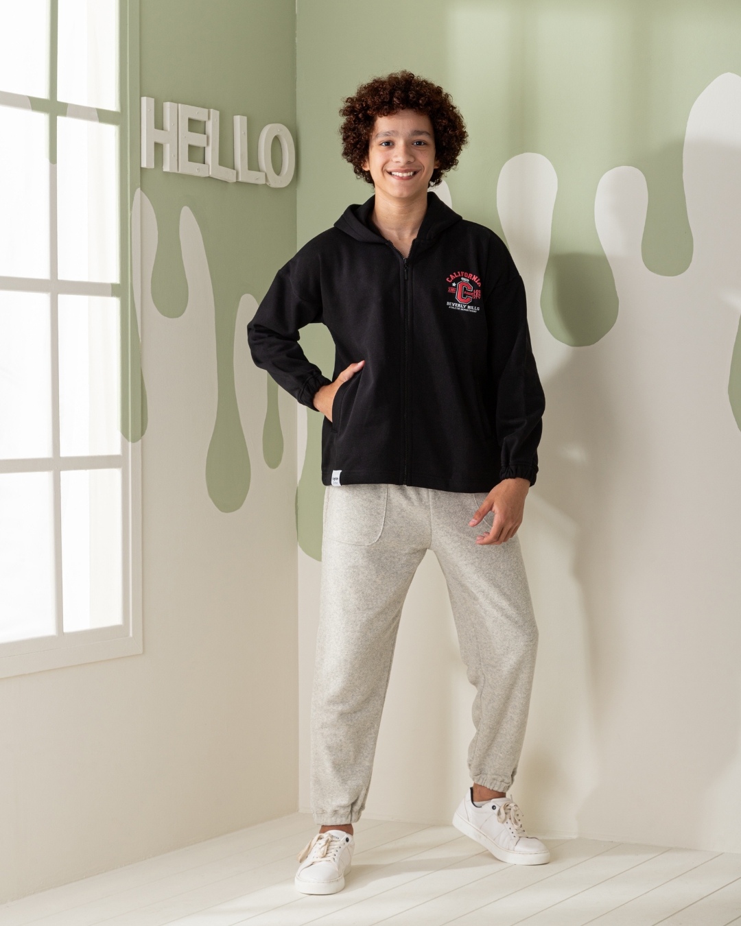 Varsity بيجاما أولادي كُم طويل