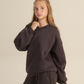 Unisex Oversized Collar Sweatshirt
