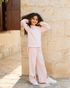 Floral girl بيجاما بناتي بكم و بنطلون