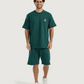 Men's Waffle Pajamas in Dark Colors
