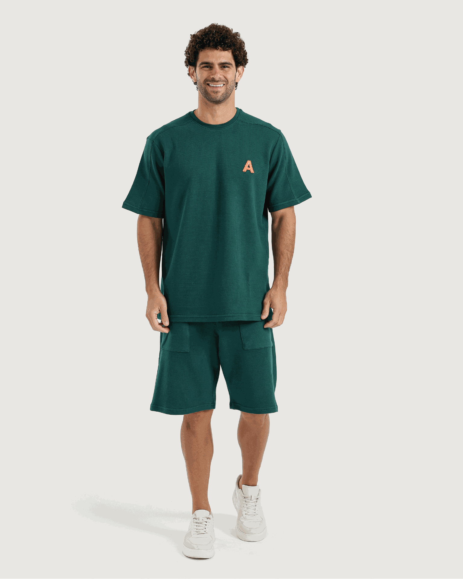 بيجاما رجالي وافل بألوان داكنة