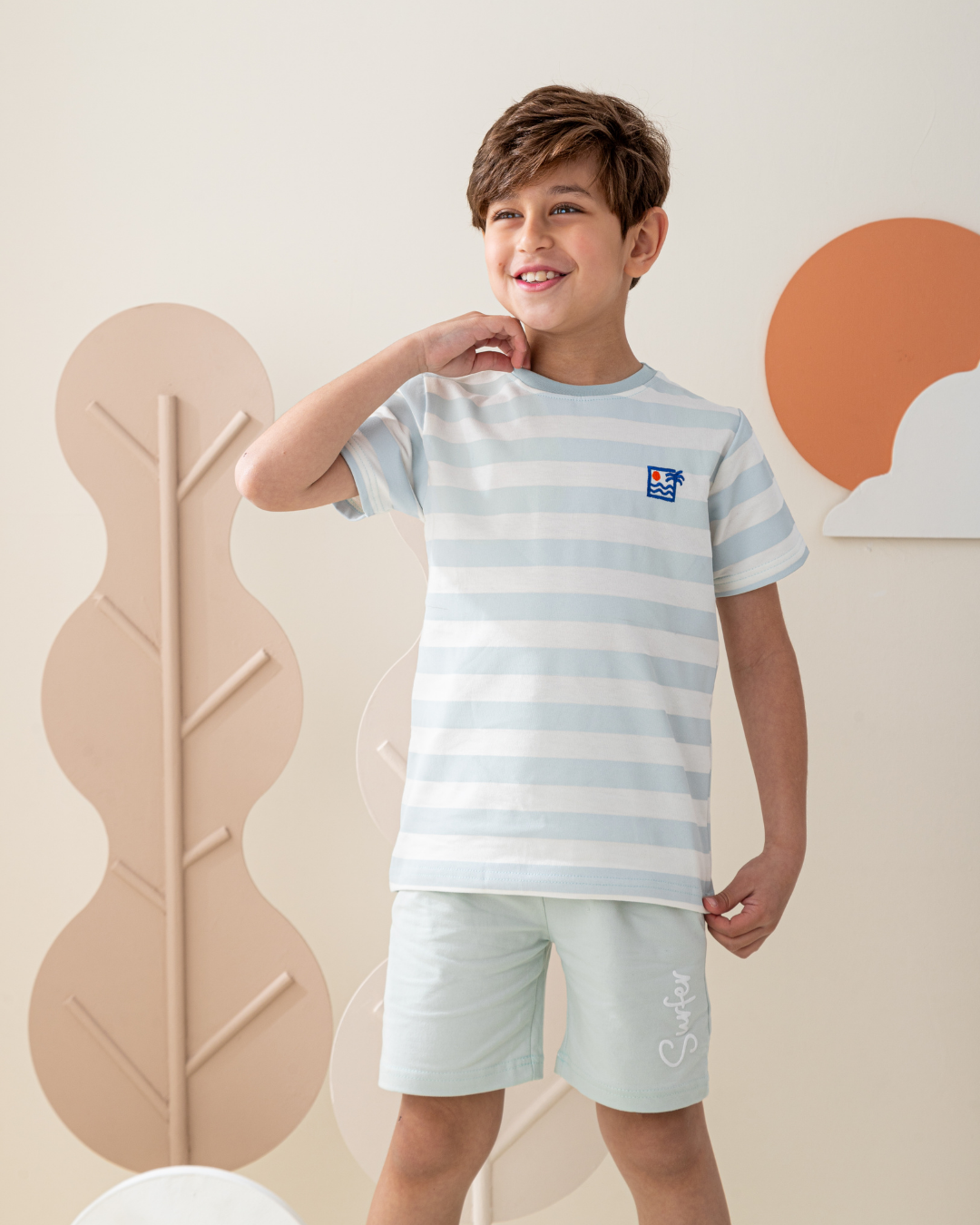 بيجاما نص كم و شورت سمر ميلتون ركوب الامواج