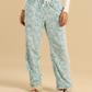 Abstract floral women pants