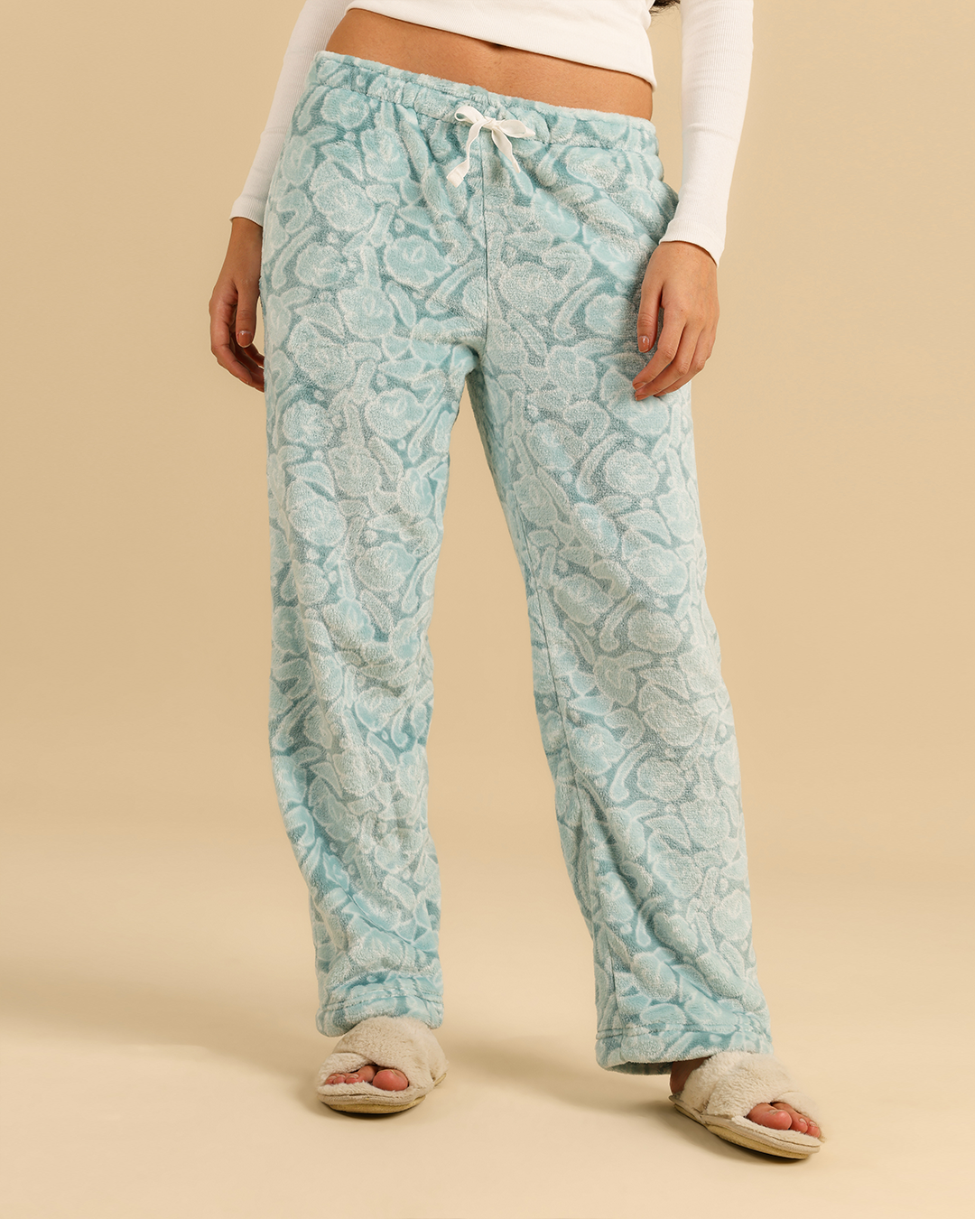 Abstract floral women pants