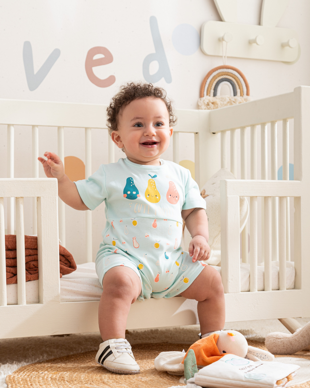 Cute Fruits سالوبيت بيبي اولادي نص كم قطن