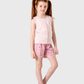 Girls' Pajamas with Apple Print