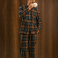 A Classic man pajama in warm colors