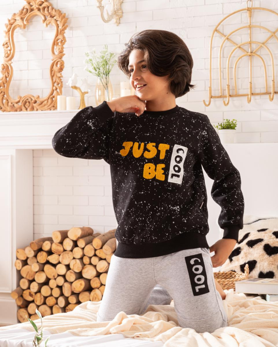 Just be cool بيجامه اولادي