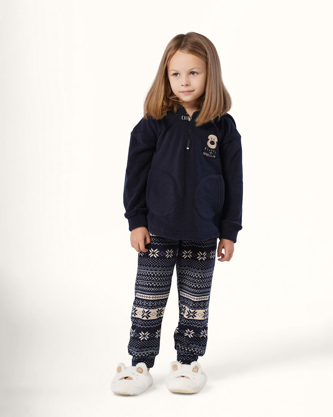 Happy Holidays Pajamas with Pockets