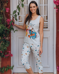 Booh بيجامه حريمي تيشرت كت وبنتاكور بووه