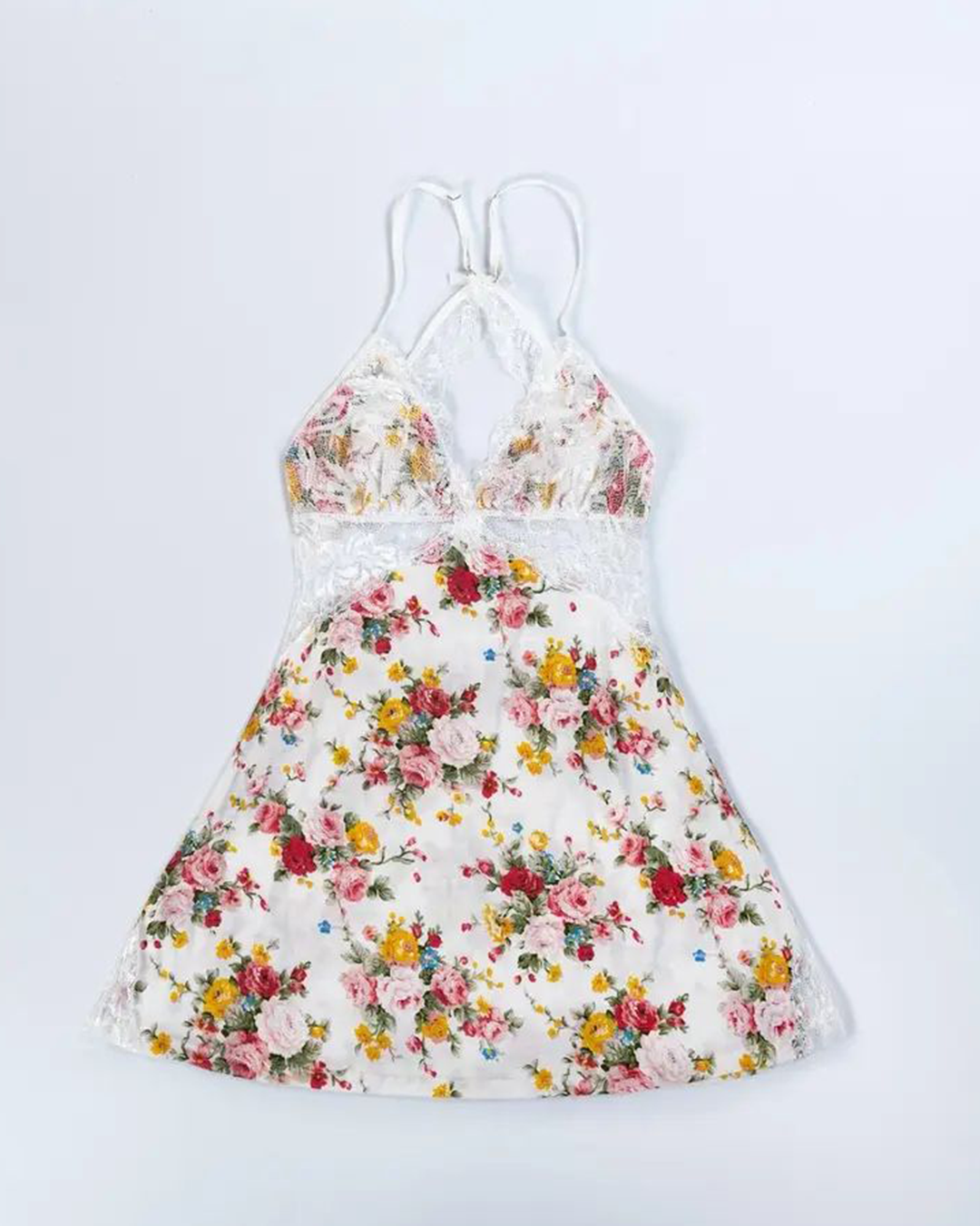 BD طقم لانجيري حمالة منقوش