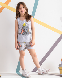 My girls' pajamas, Dumbo shorts