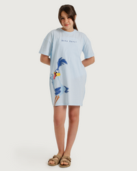 Oversized Girls' Nightshirt with a Fun Print