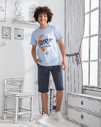 Surf print pajamas for boys