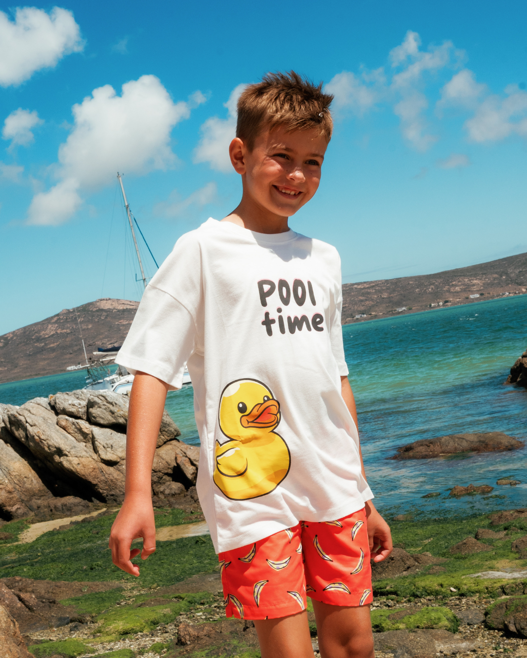 Boys' T-Shirt with Cute Duck
