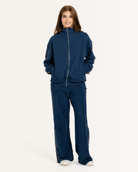 Women tracksuit high neck