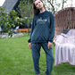 Women Long sleeve ,Soft elastin velvet Houses and trees
