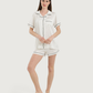 Women's half-sleeved pajama with shorts