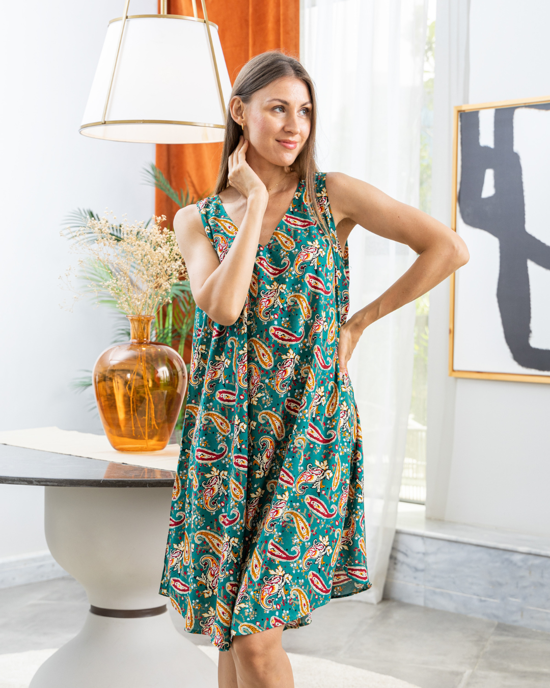 قميص فسكوز كت قصير 7