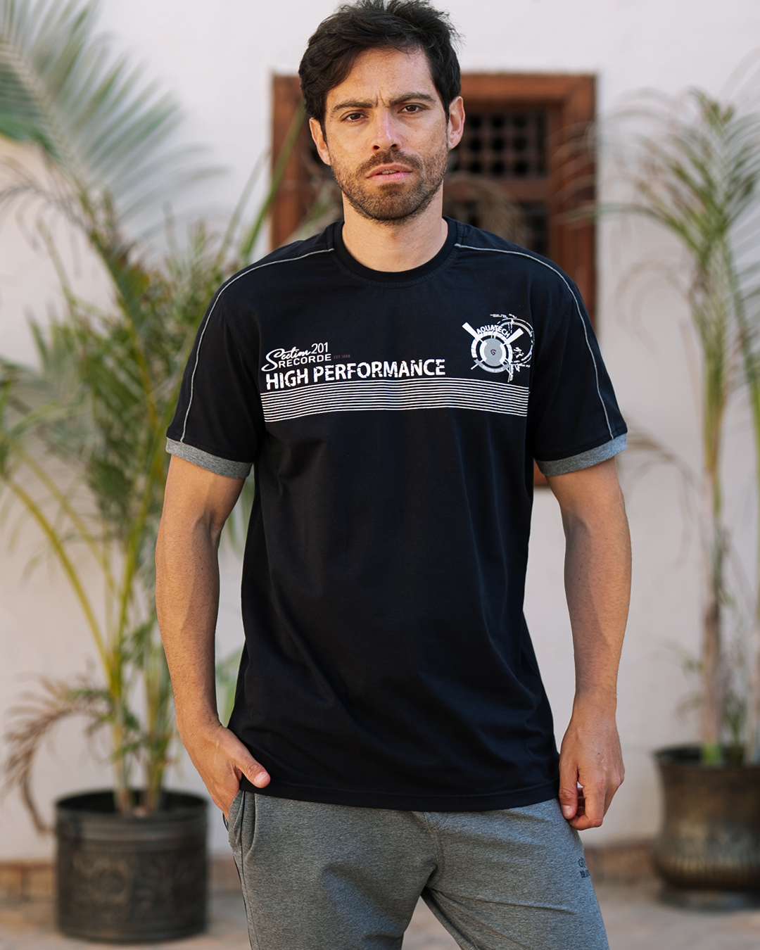 High Performance Men's Pajamas Text Kum and Boards