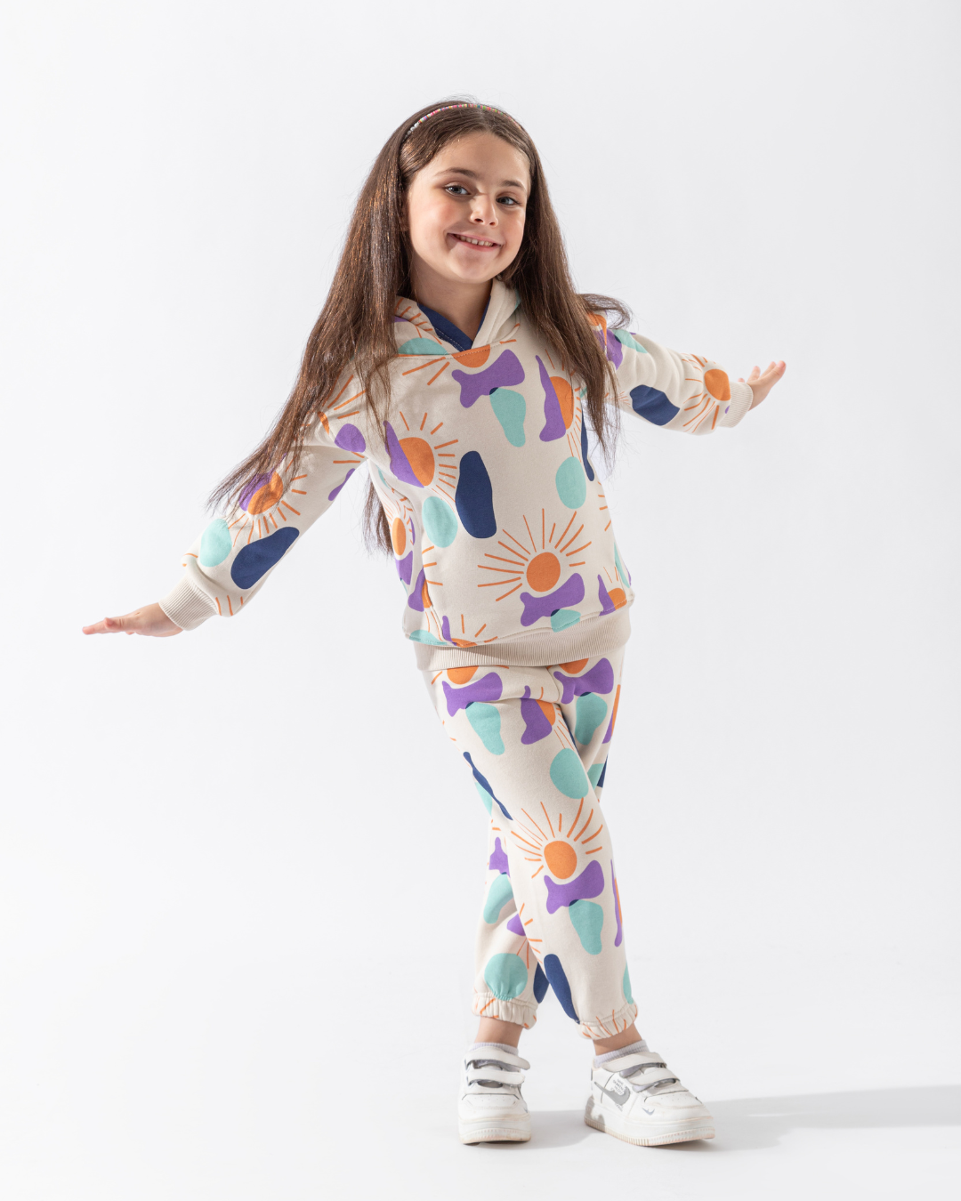 sun full cover بيجامة  بيبي بناتي