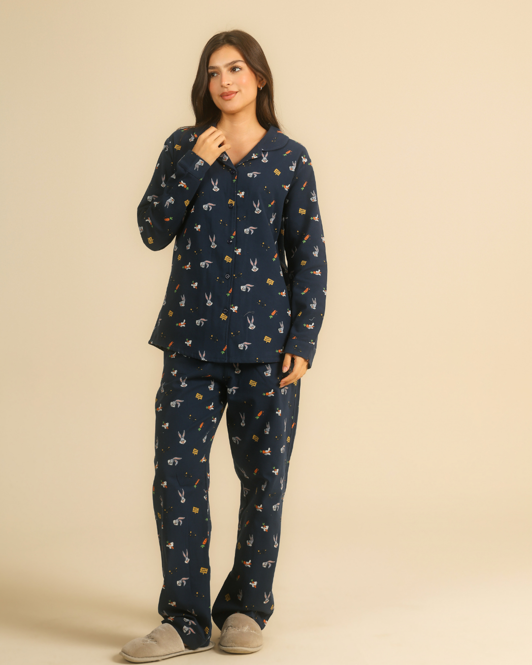 Bugs Bunny button up classic pajama