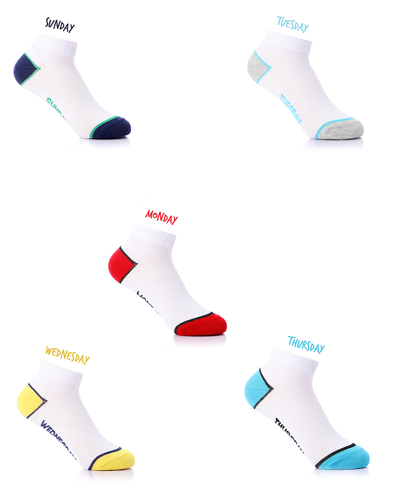 شراب سوكيت اولادي ايام الاسبوع باك 5 قطعة