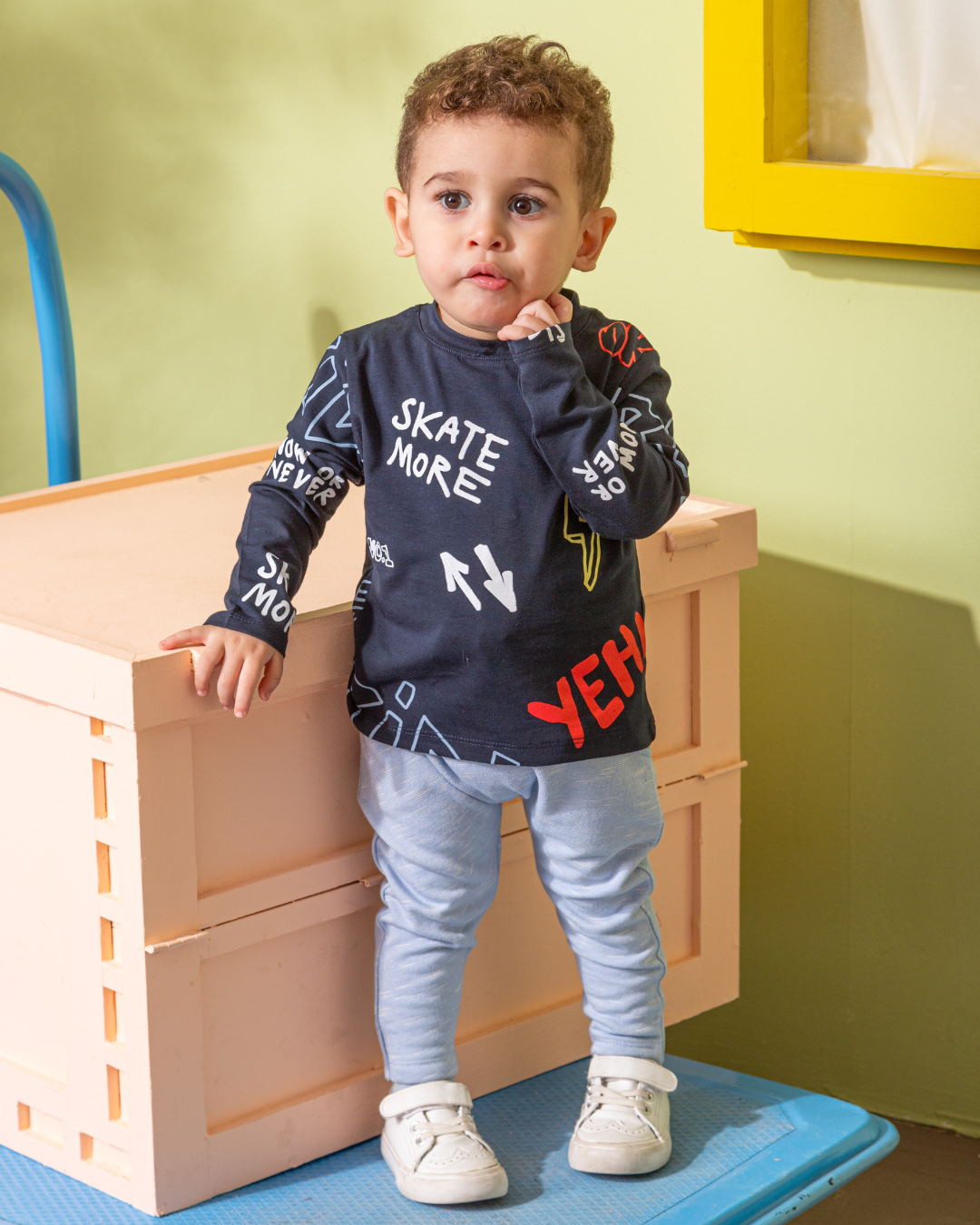 Skate More Yeah بيجامه اولادي بيبي