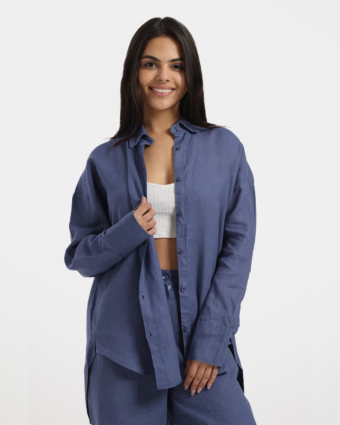 قميص حريمي بخامة الكتان