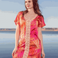 Lace length V night short women's shirt