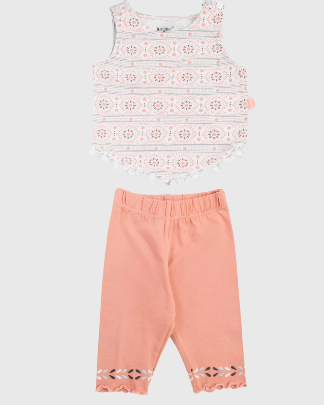 Ciao Bella Girls' printed T-shirt and pants pajamas