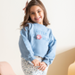 Little flower "girls' pajamas" T-shirt + printed pants