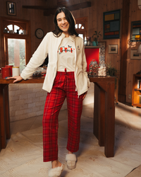 Let it snow بيجاما حريمي 3 قطع