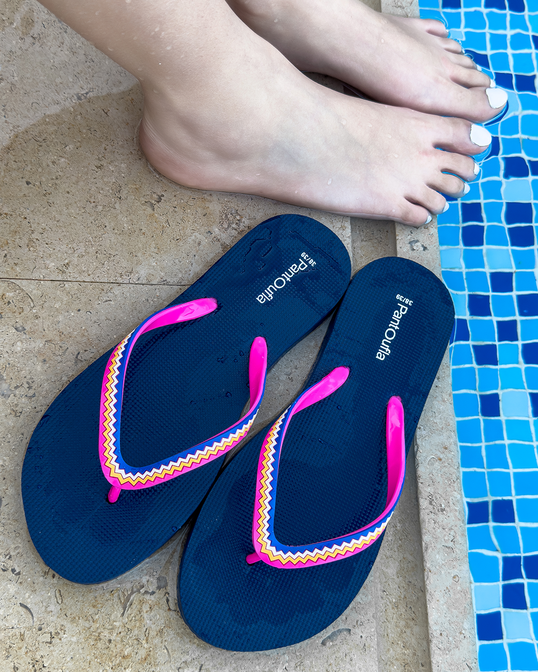 Strips Women's Summer Slippers Strips