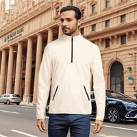 Half Zipper Jacket جاكت كُم طويل