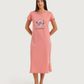 Chemise of a long female neck imprimé fleur on the poitrine