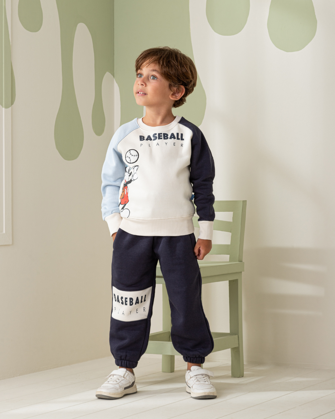 Baseball Player Boy بيجاما أولادي رَجلان