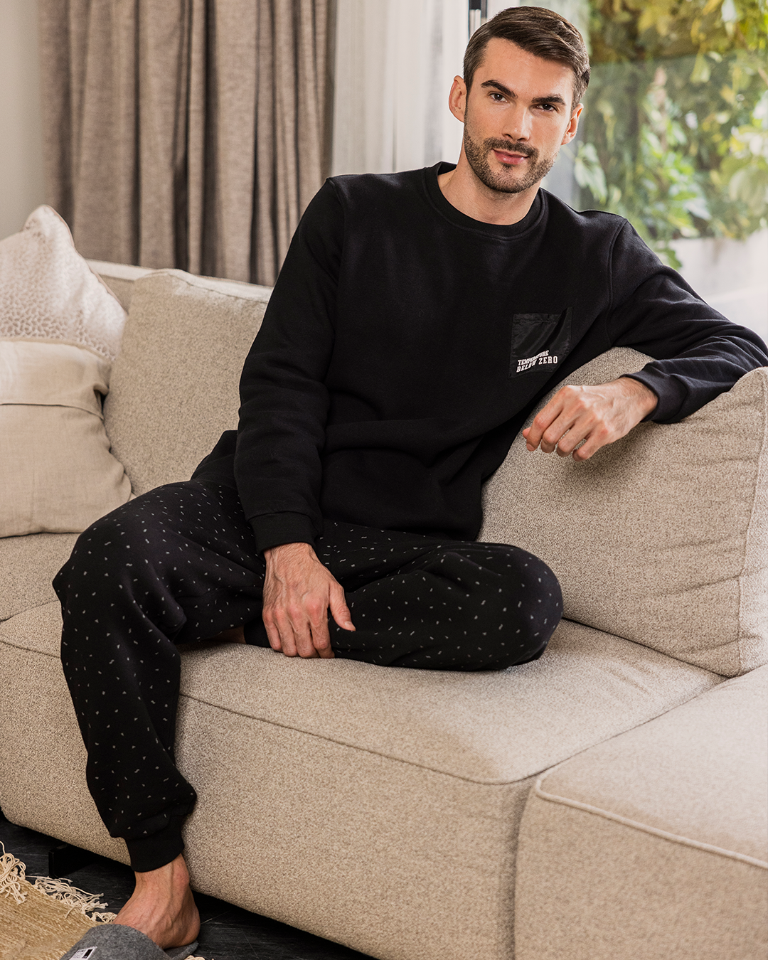 Explore Further بيجاما رجالي كُم طويل