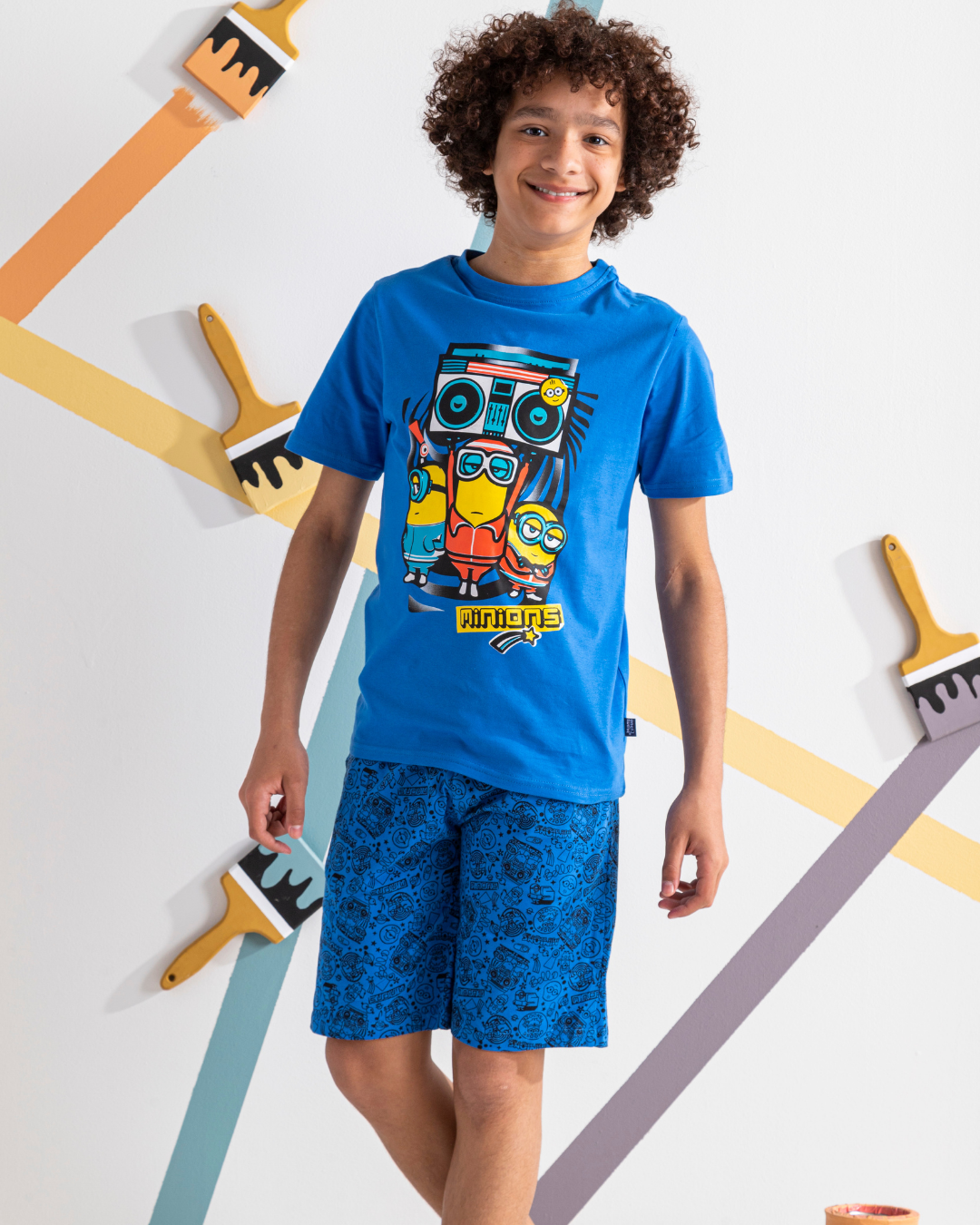 Minionsبيجامه اولادي شورت