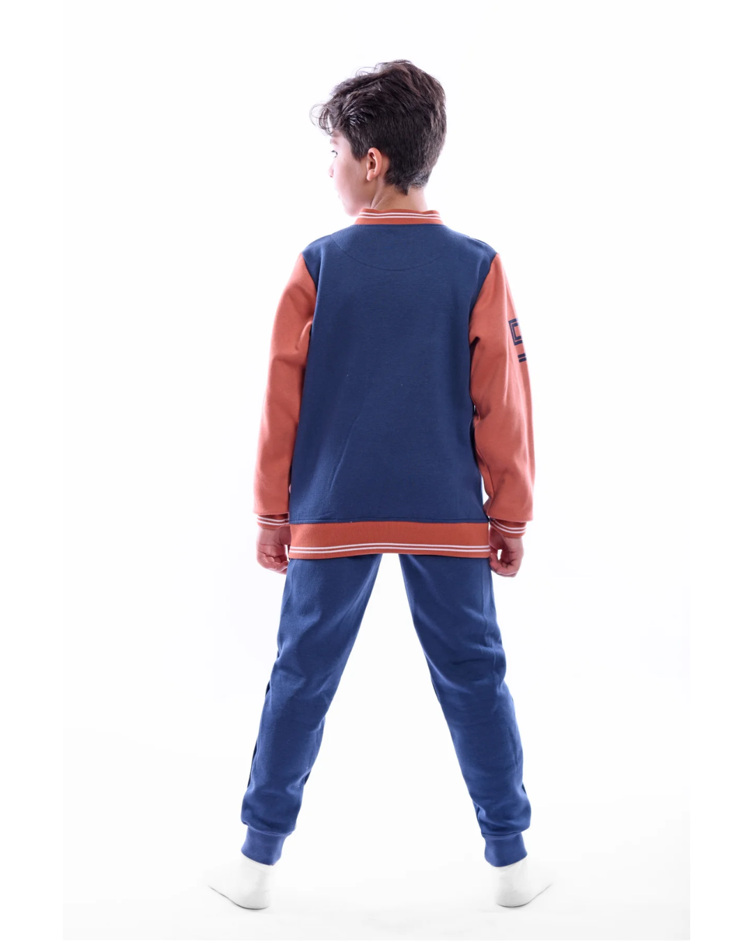 Stay StroNg Boys Pajama Jacket + Printed Pants