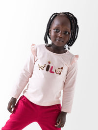 Wild طقم بناتي بيبي