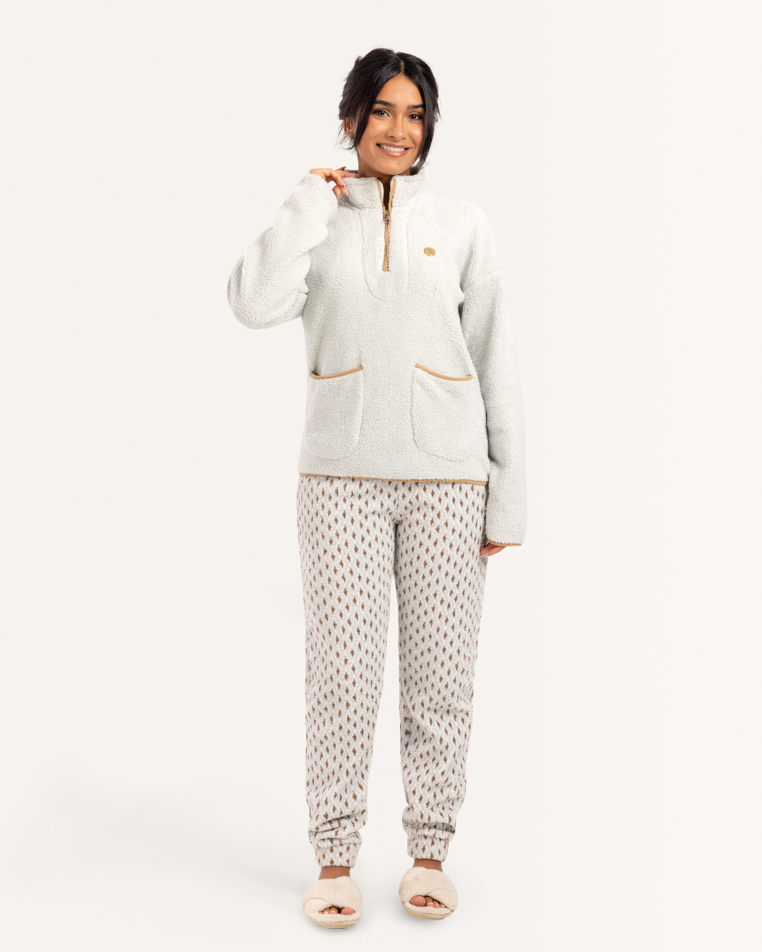 بيجاما كُم طويل اشكال هندسيه