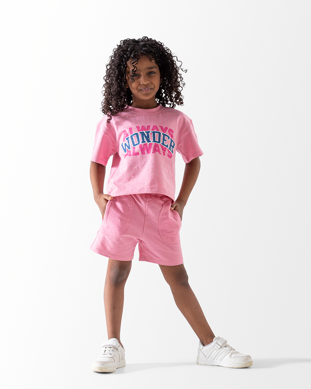 Girls' Kids Set Always Wondering