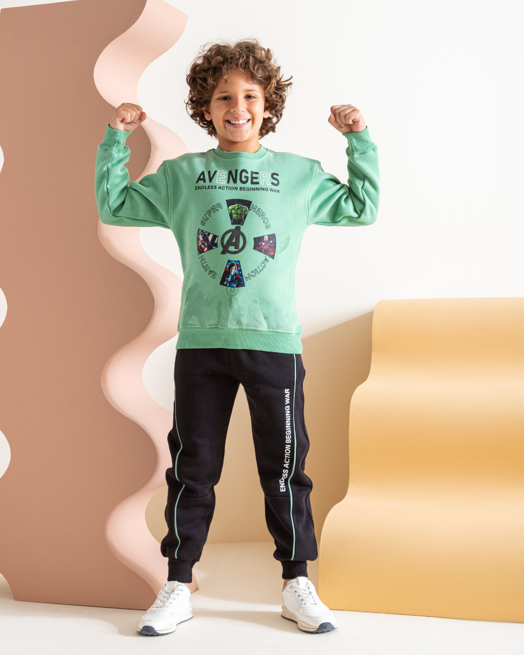 avengers endless action my boys pajamas