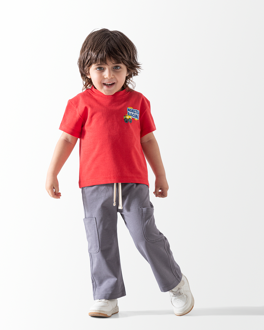 Boys' Baby Set Monster Race