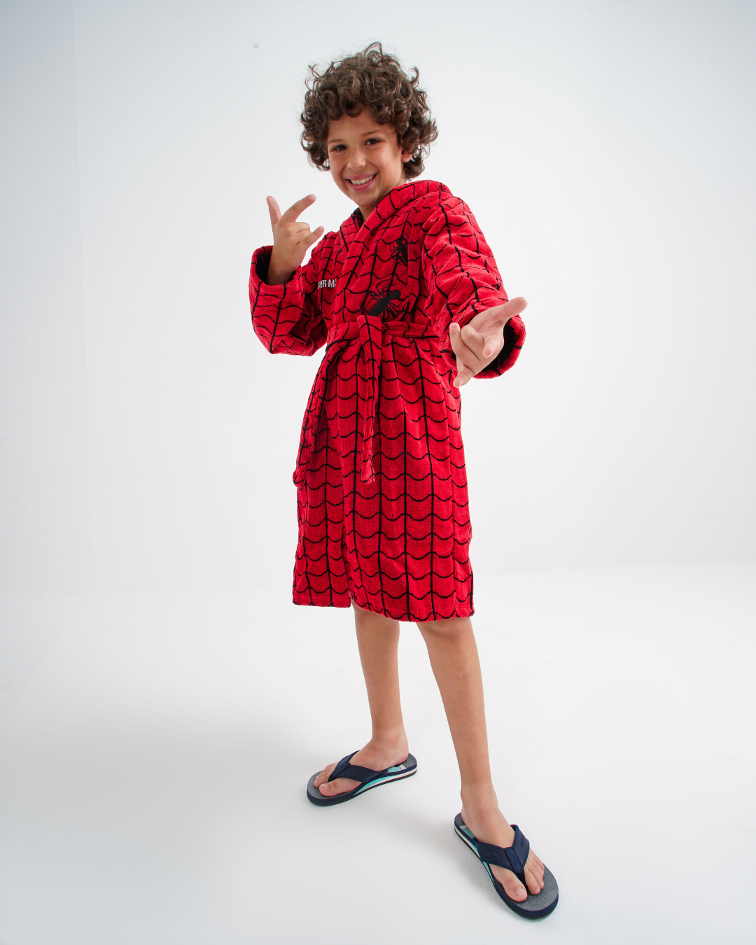 My children's bathrobe, Spider-Man