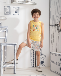 Littel Dino Children's pajamas, T-shirt and shorts